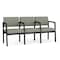 Lesro Lenox 3 Seat Tandem Seating W/ Arms, 64.5 in W 24.5 in L 32 in H LS3103 - alternate 1